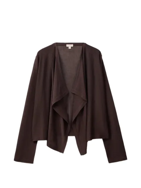 Benetton draped open-front cardigan
