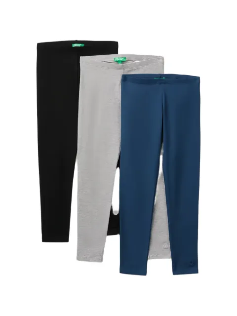 Benetton legging à logo brodé (lot de trois)