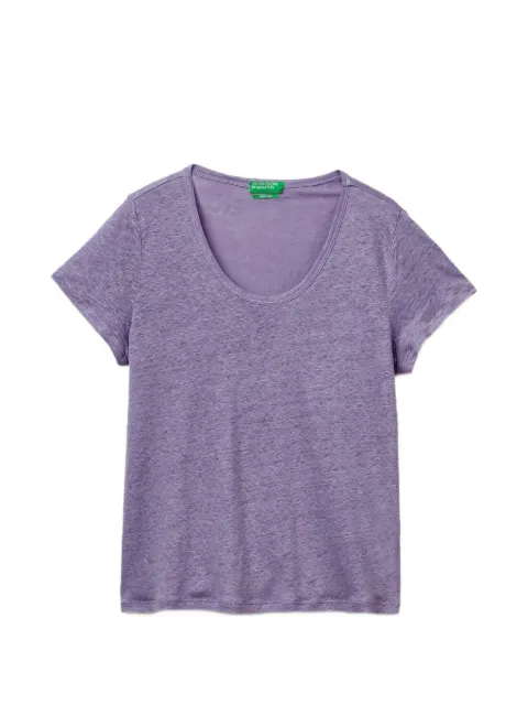Benetton playera con cuello redondo