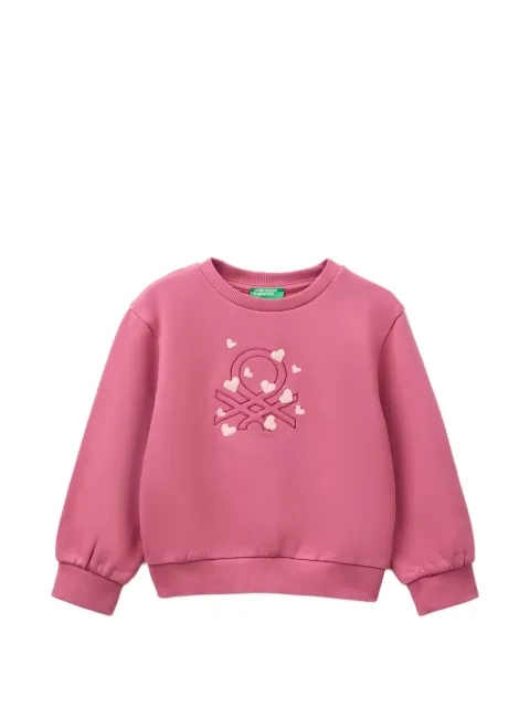 Benetton logo-embroidered sweatshirt
