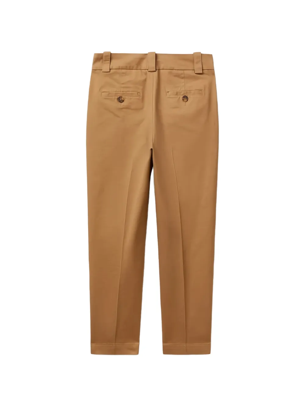 Benetton Straight plooibroek Bruin