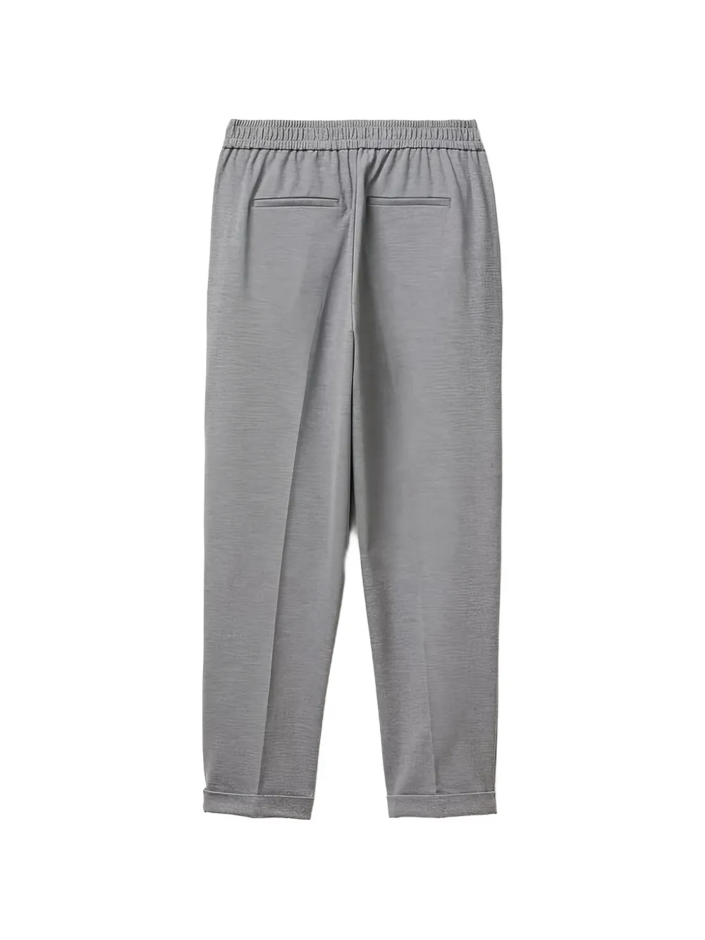 Benetton Cropped plooibroek Grijs