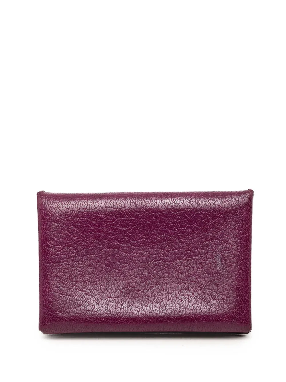Hermès Pre-Owned 2020 Chevre Mysore Calvi card holder - Viola