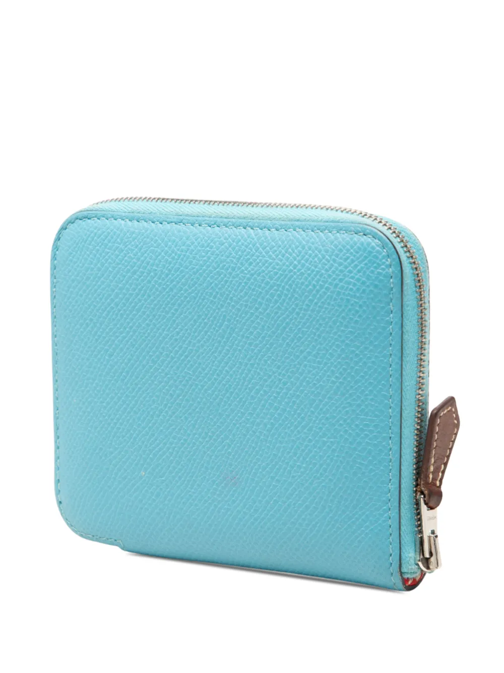 Hermès Pre-Owned 2017 kleine Epsom zijden portemonnee Blauw