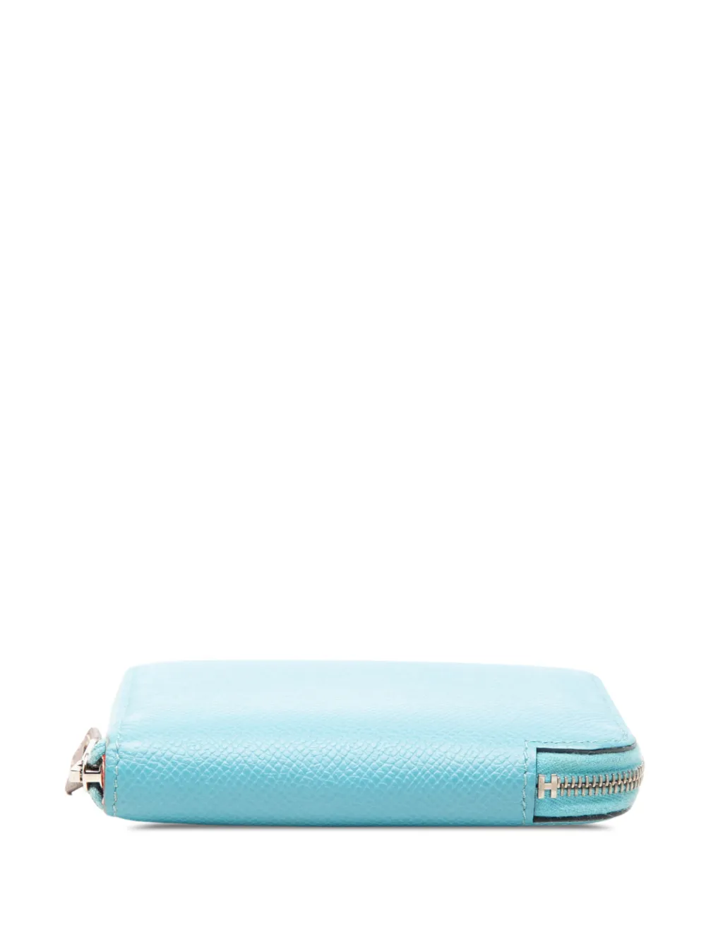 Hermès Pre-Owned 2017 kleine Epsom zijden portemonnee Blauw