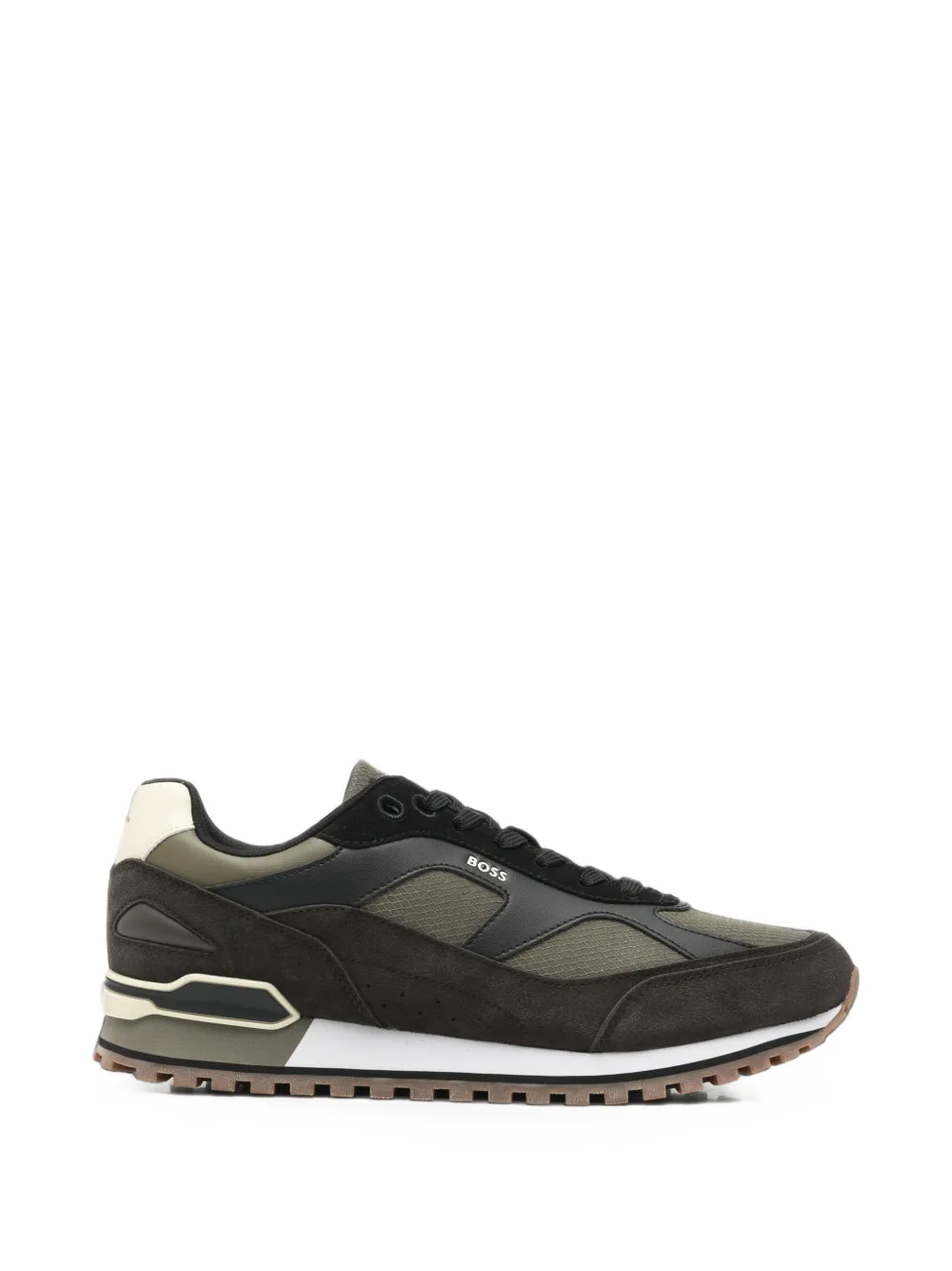 BOSS panelled low-top sneakers
