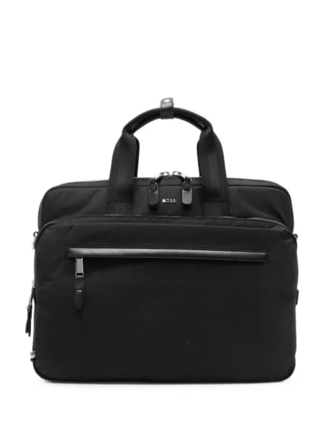 BOSS Highway logo-plaque briefcase