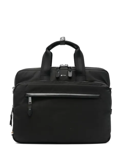 BOSS Highway logo-plaque briefcase
