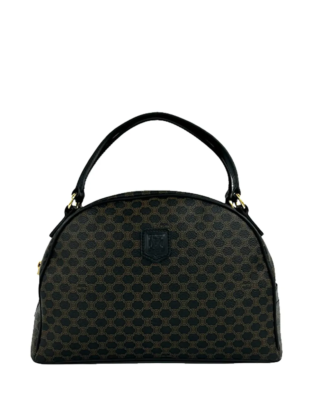 Celine Pre-Owned 1998 Macadam Coated Canvas handbag - Marrone