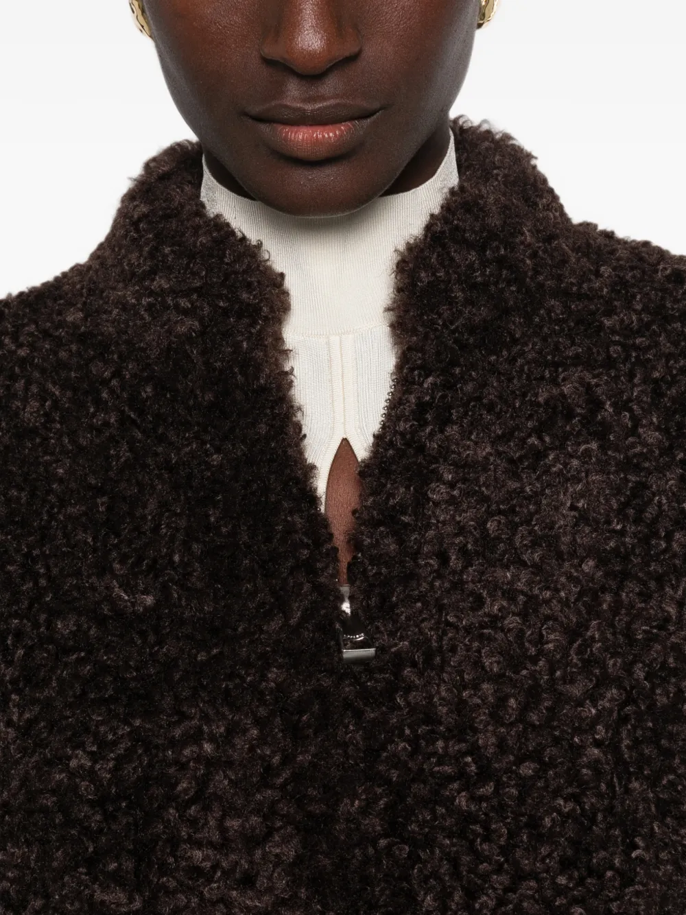 Apparis Jude bouclé jas Bruin