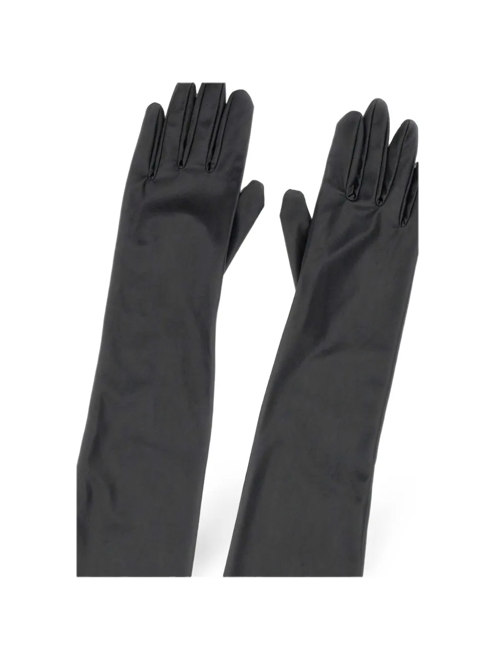 7 For All Mankind Lange handschoenen van imitatieleer Zwart