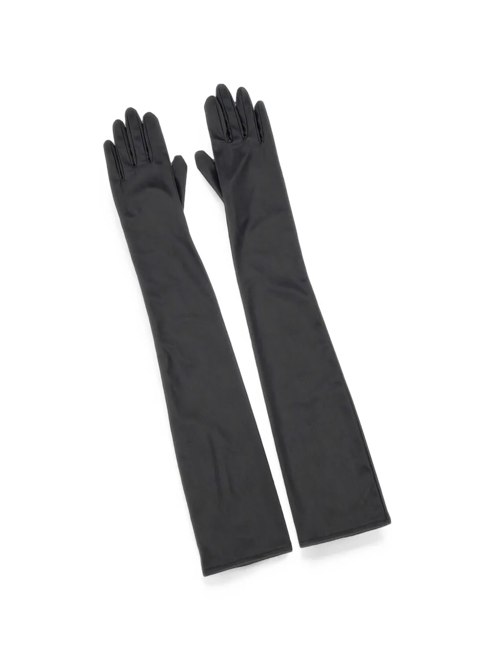 7 For All Mankind Lange handschoenen van imitatieleer Zwart