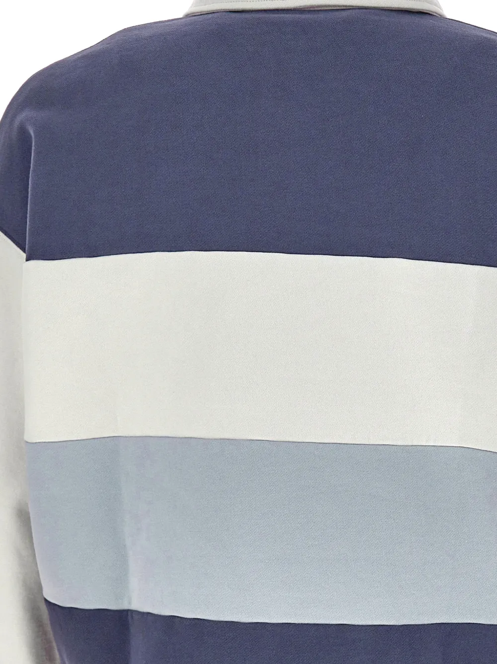 Axel Arigato Anchor striped polo shirt Blauw