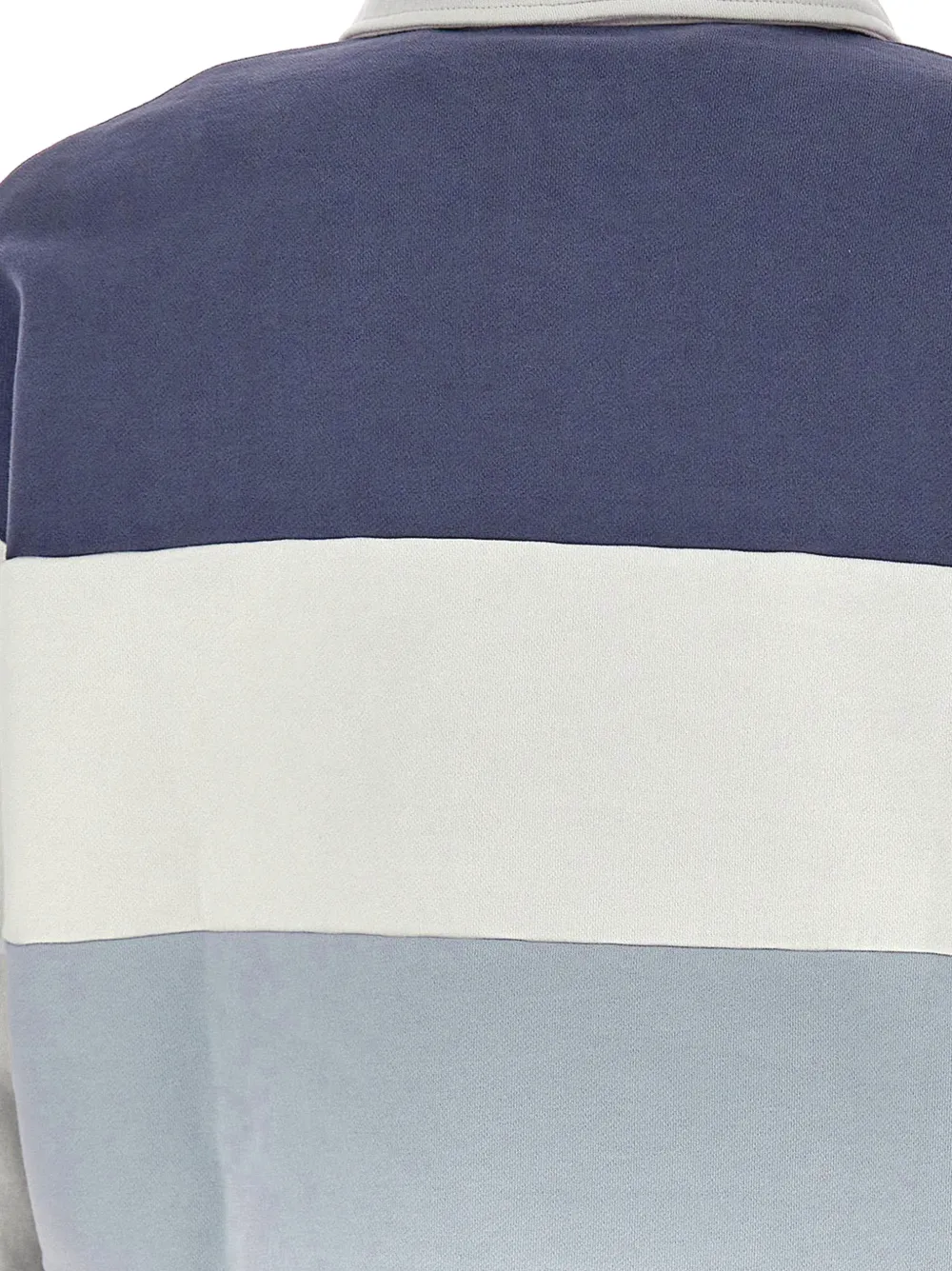 Axel Arigato Anchor striped polo shirt Blauw