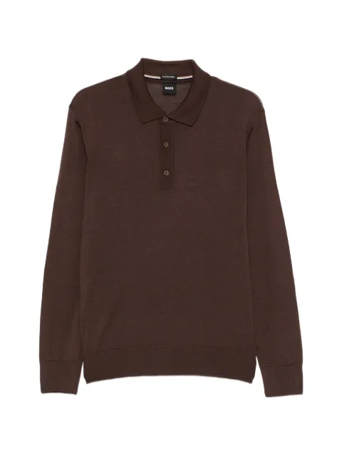 BOSS half-button polo shirt