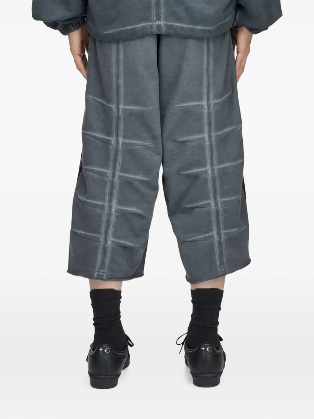 adidas x Thug Club 3-Stripes track shorts Grijs