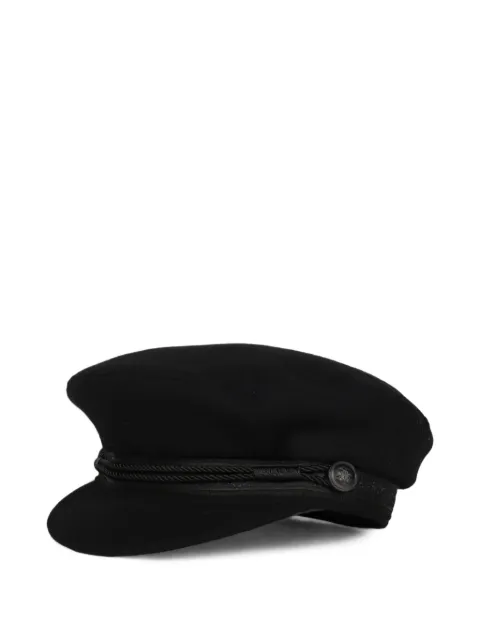 604SERVICE button-detail sailor cap