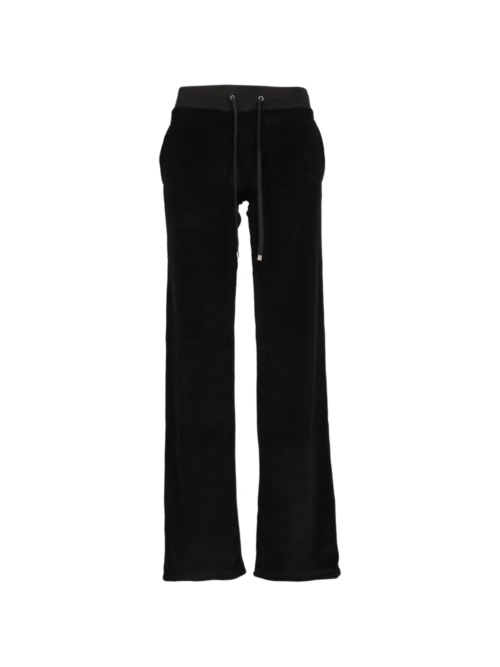 604SERVICE cross-charm track pants - Nero