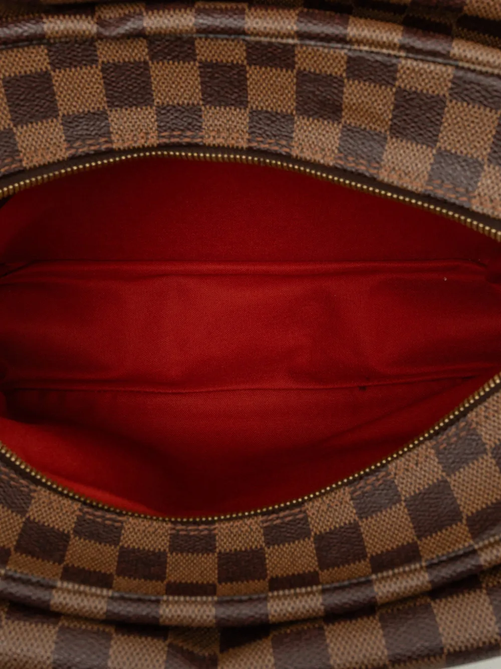Louis Vuitton Pre-Owned 2005 Damier Ebene Naviglio crossbodytas Bruin