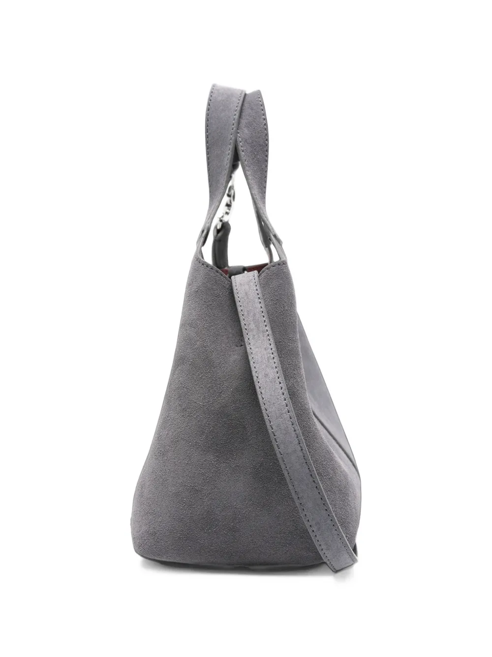 Coccinelle C-Easy suede bucket bag Blauw