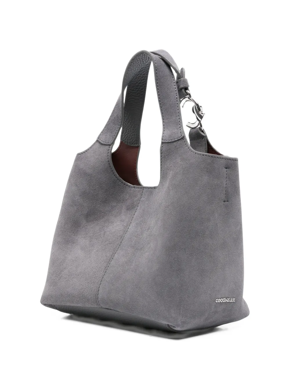 Coccinelle C-Easy suede bucket bag Blauw