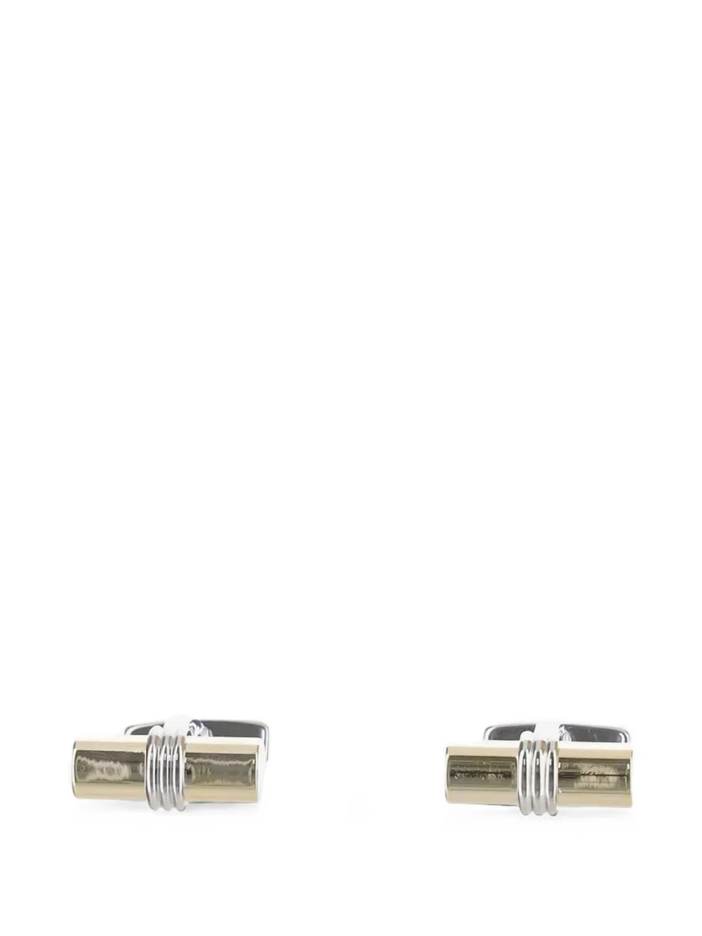BOSS ribbed-detail cylinder cufflinks · One Size