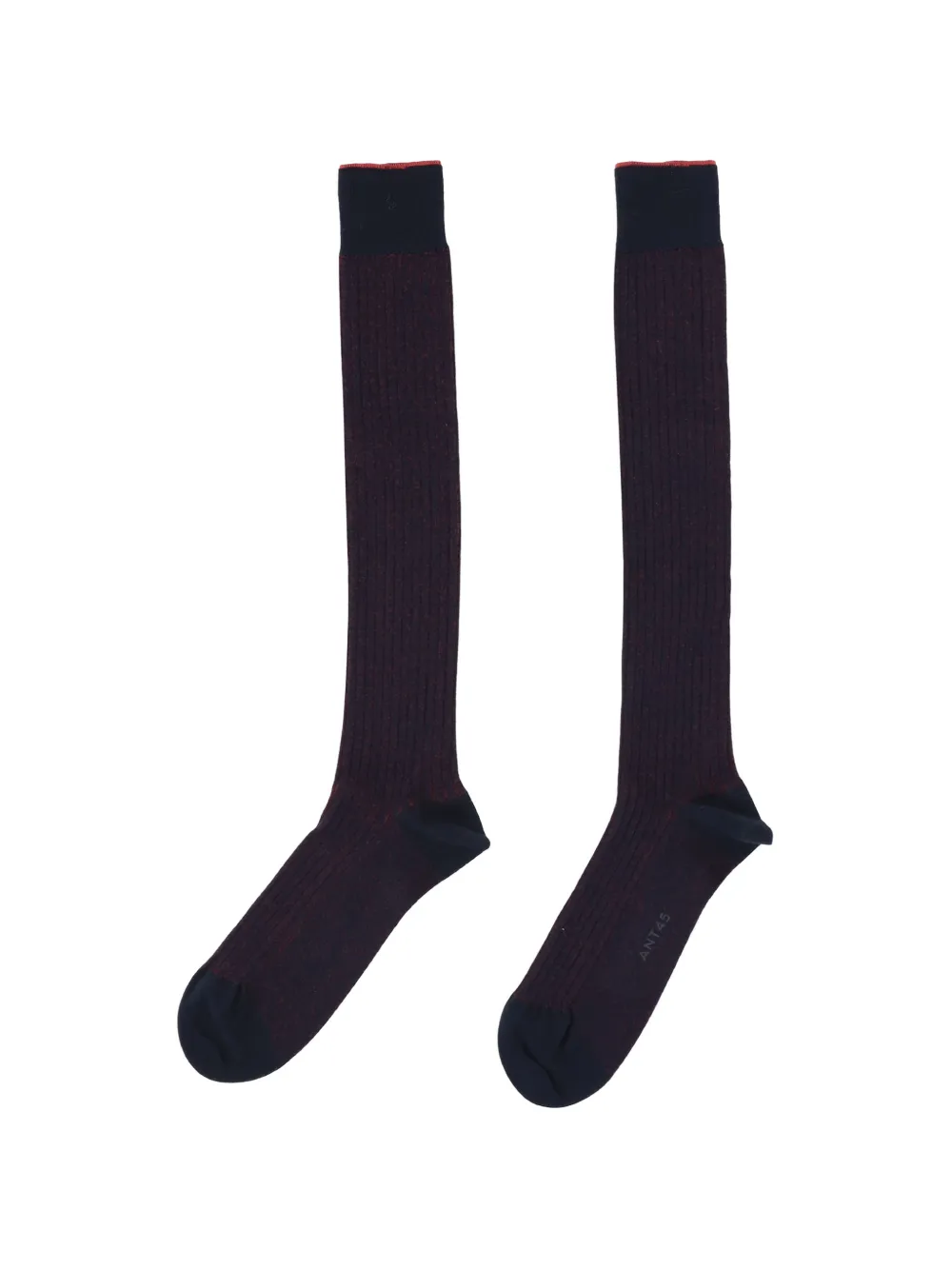 ANT45 Delaw ribbed-knit socks - Viola
