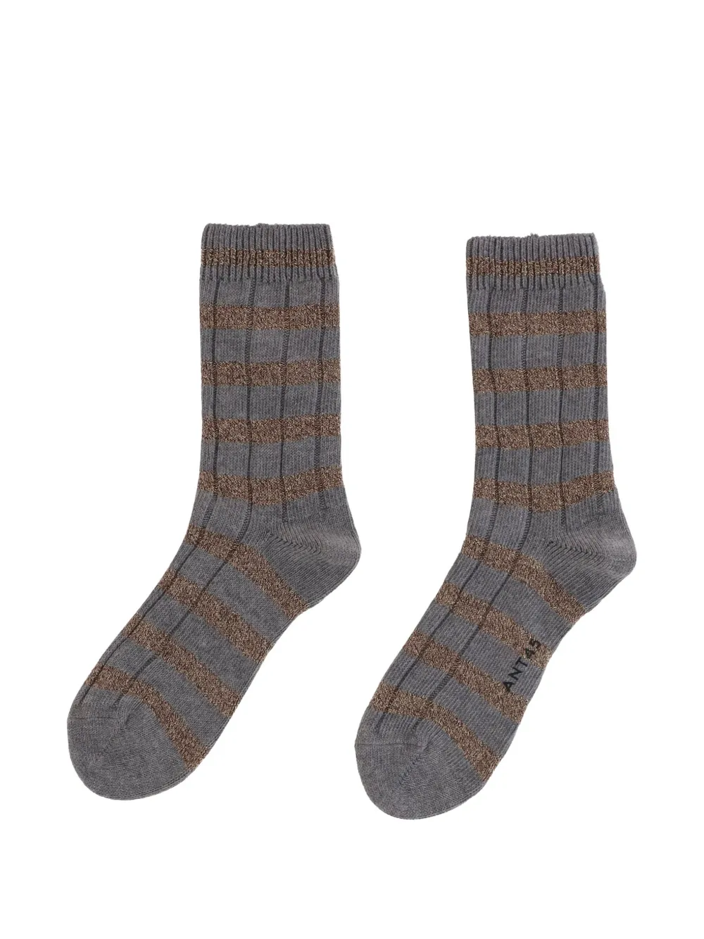 ANT45 Dublino striped socks - Grigio
