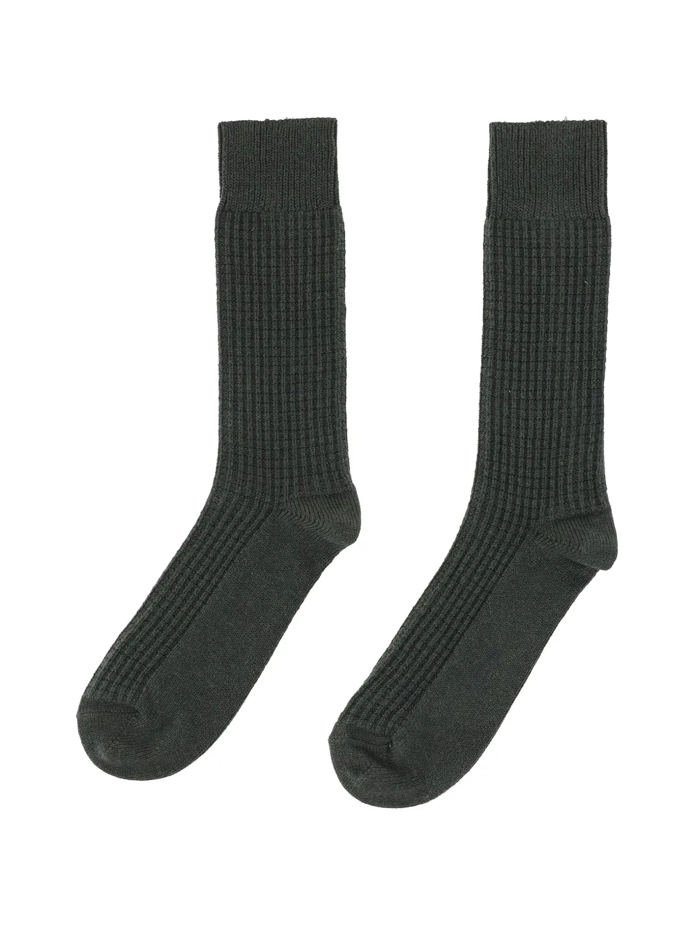 ANT45 Kisasa ribbed-knit cotton socks - Verde