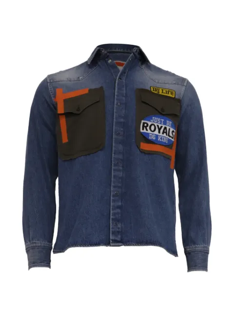 Dolce & Gabbana Pre-Owned camisa de mezclilla DG Army Collection