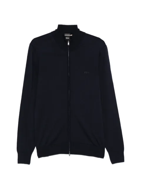 BOSS Balonso zip-up cardigan
