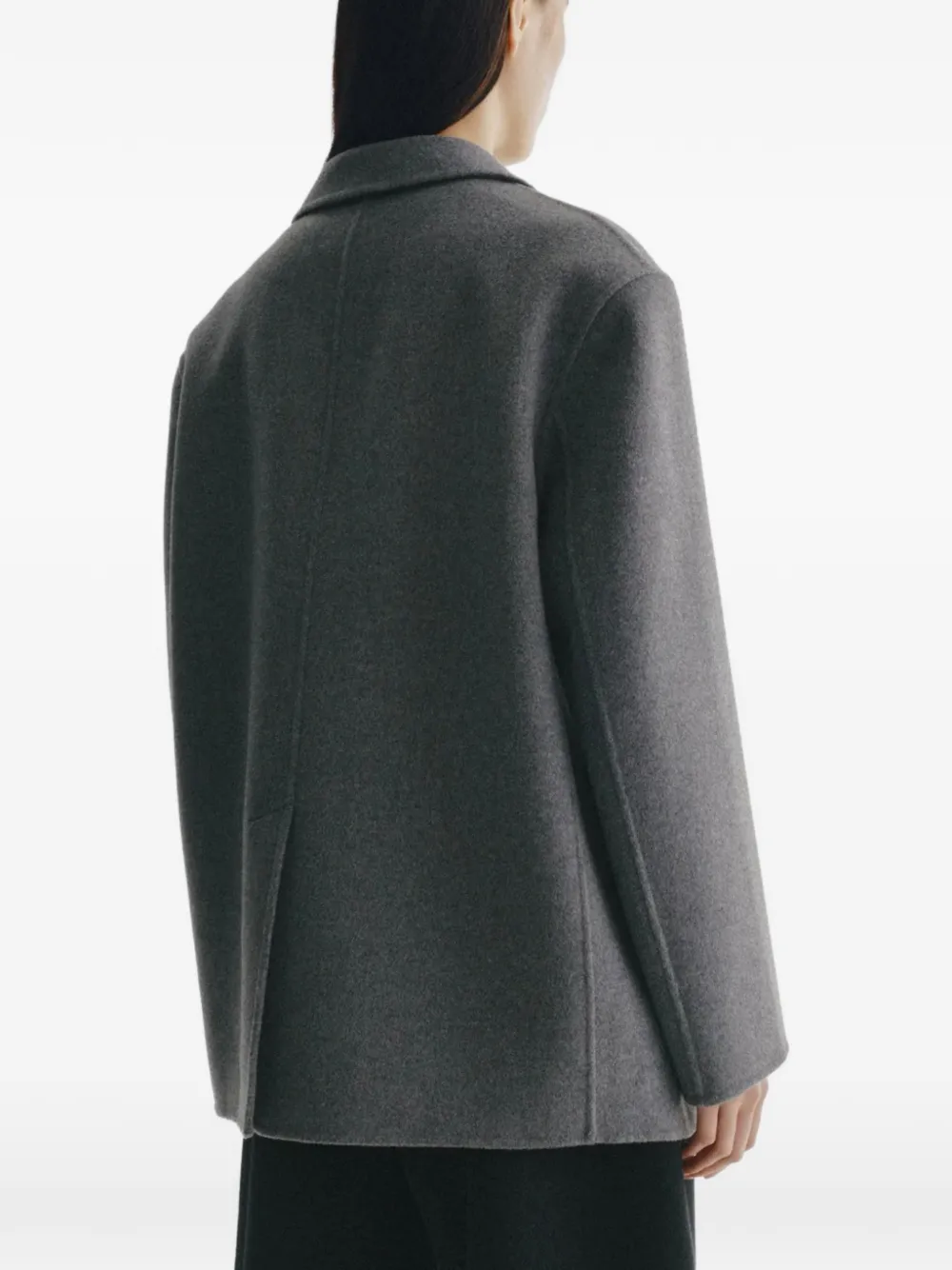 Lisa Yang notched-lapels patch-pocket jacket Grijs