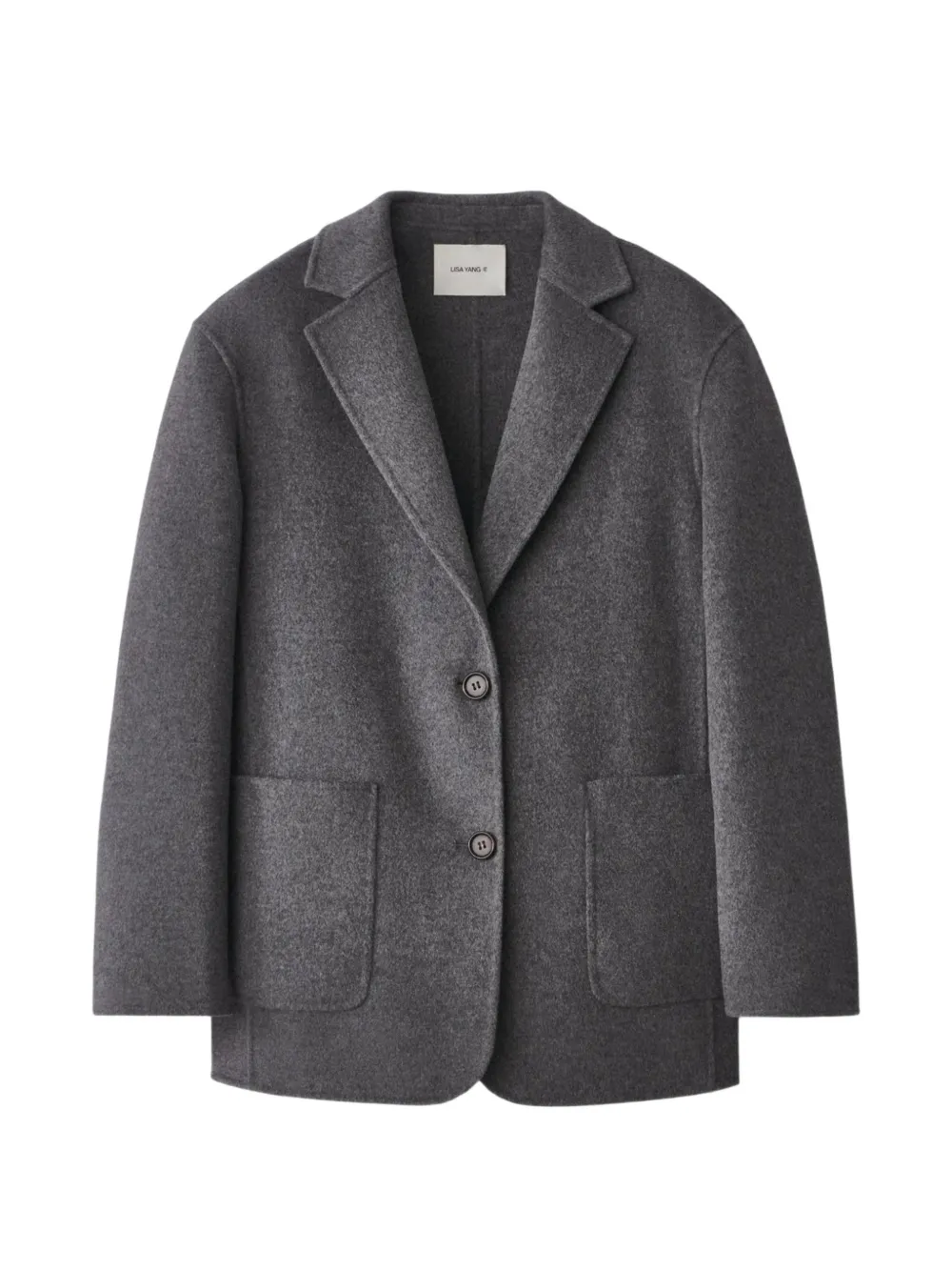 Lisa Yang notched-lapels patch-pocket jacket - Grey