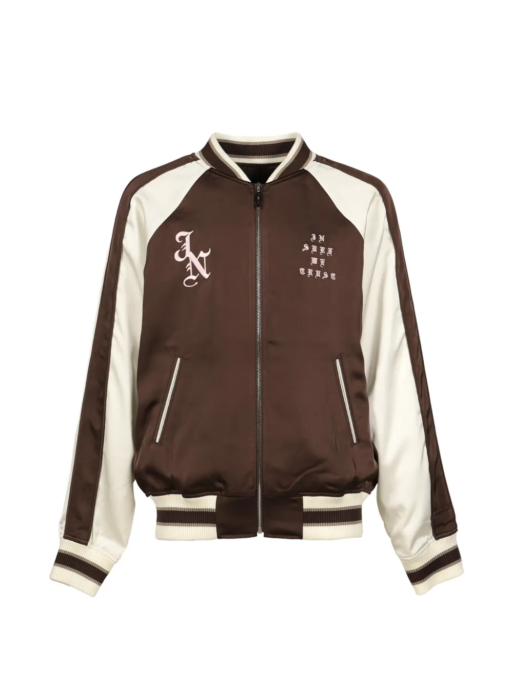 JUN/NAKAYAMA Souvenir bomber jacket - Marrone