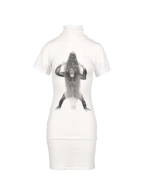 604SERVICE Primate turtleneck mini dress