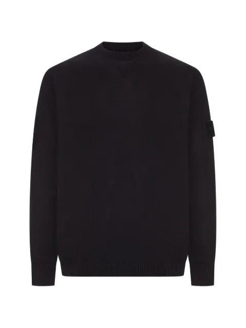 Stone Island Compass patch crew-neck sweater