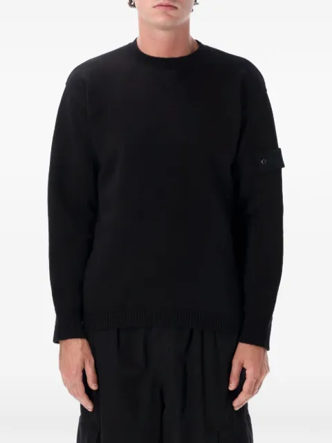 Stone Island Compass patch crew-neck sweater