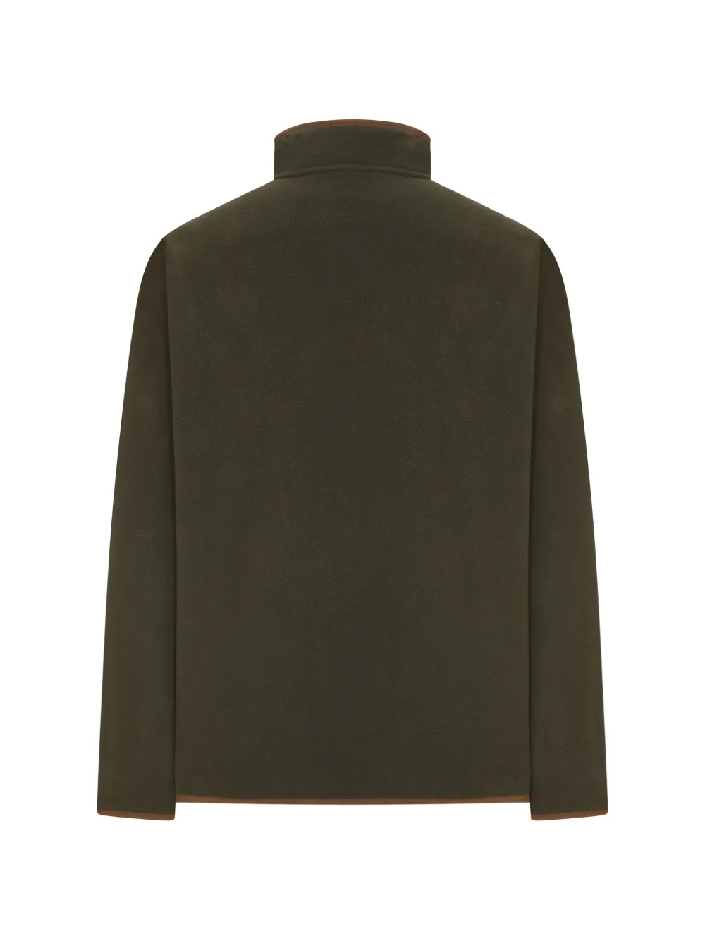 Barbour Harwood logo-embroidered fleece jacket Groen