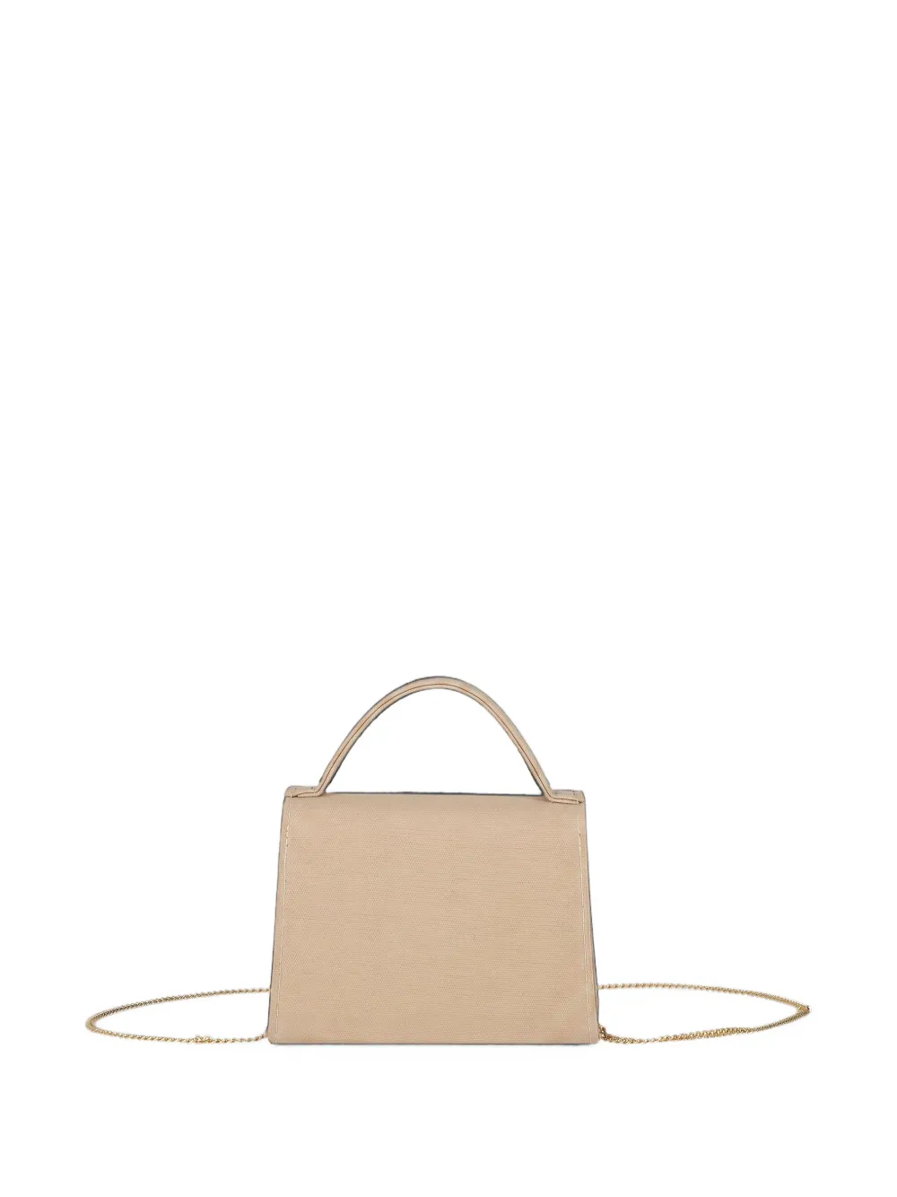 ELIE SAAB JUNIOR logo-plaque top-handle bag Beige