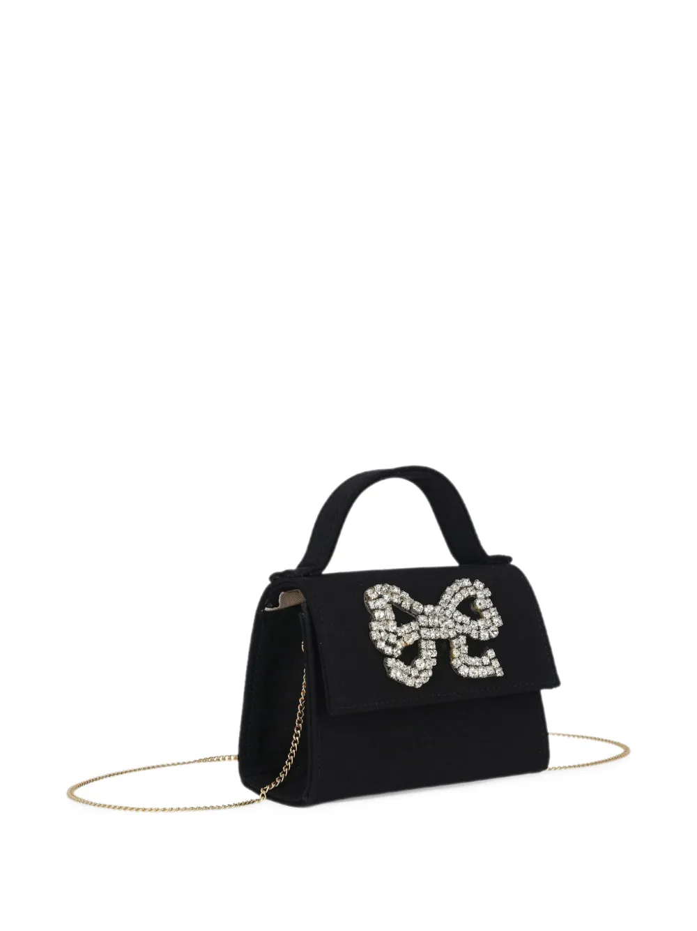 ELIE SAAB JUNIOR bow-embellished tote bag Zwart