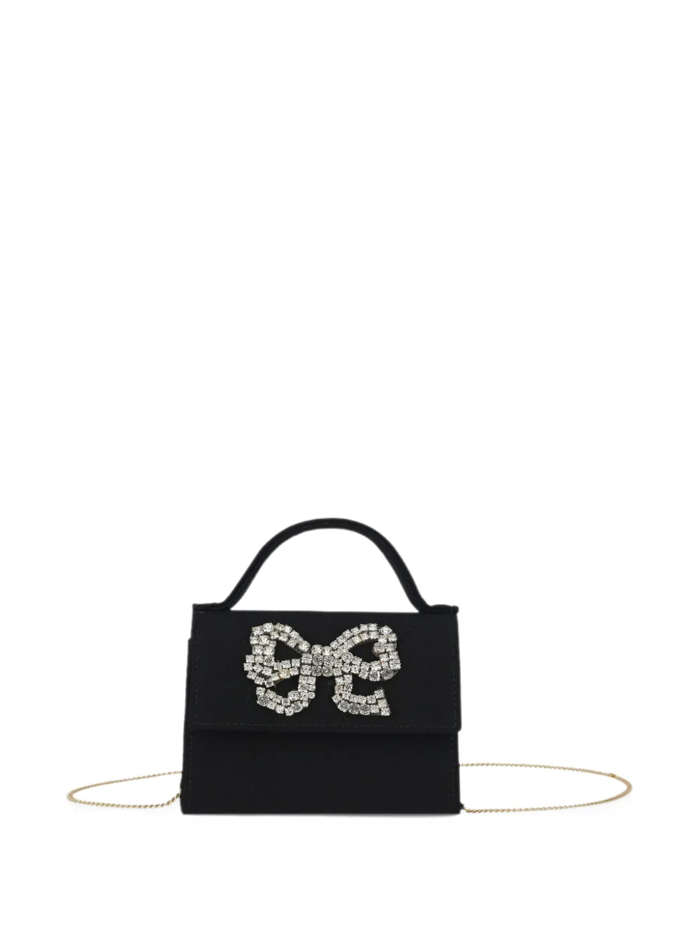 ELIE SAAB JUNIOR bow-embellished tote bag Zwart