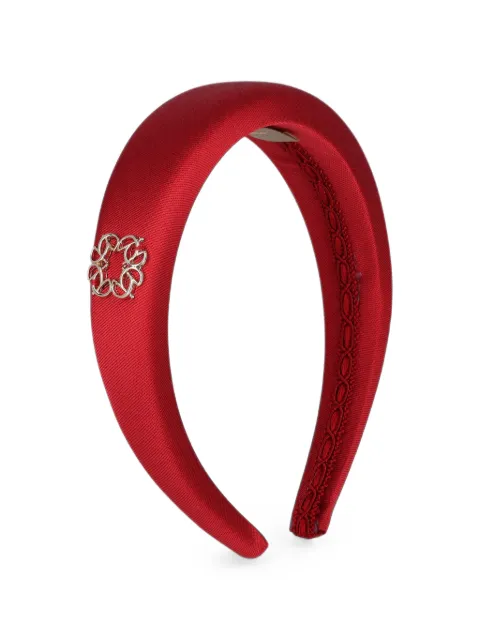 ELIE SAAB JUNIOR logo-plaque padded hair band
