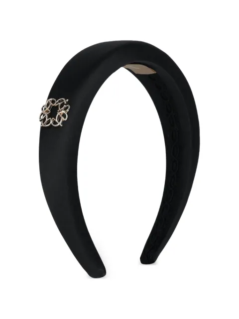 ELIE SAAB JUNIOR logo-plaque padded headband