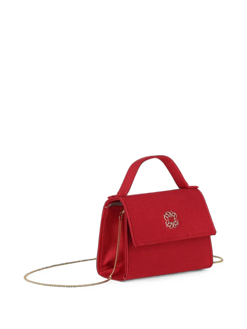 ELIE SAAB JUNIOR logo-plaque shoulder bag Rood