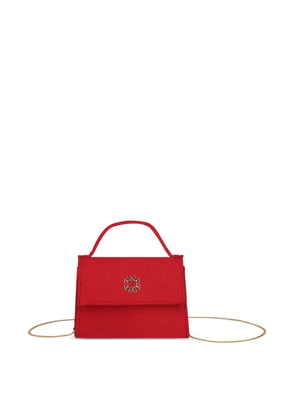 ELIE SAAB JUNIOR logo-plaque shoulder bag Rood
