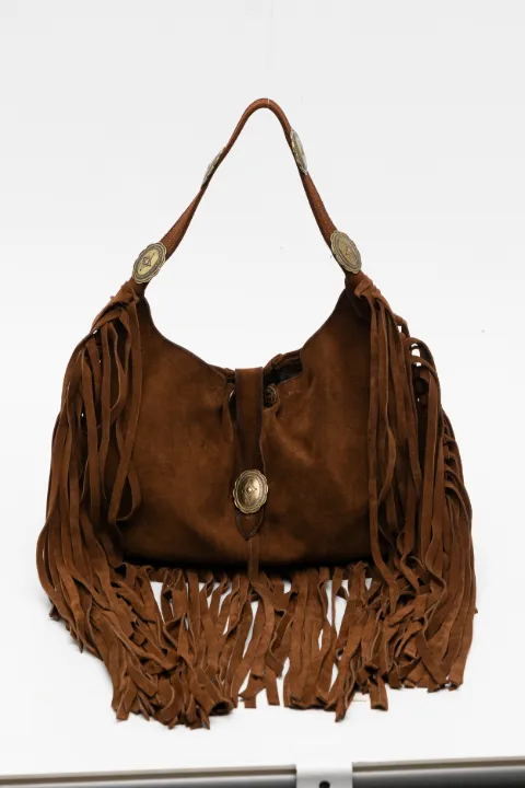 ALBERTO LUTI studded shoulder bag