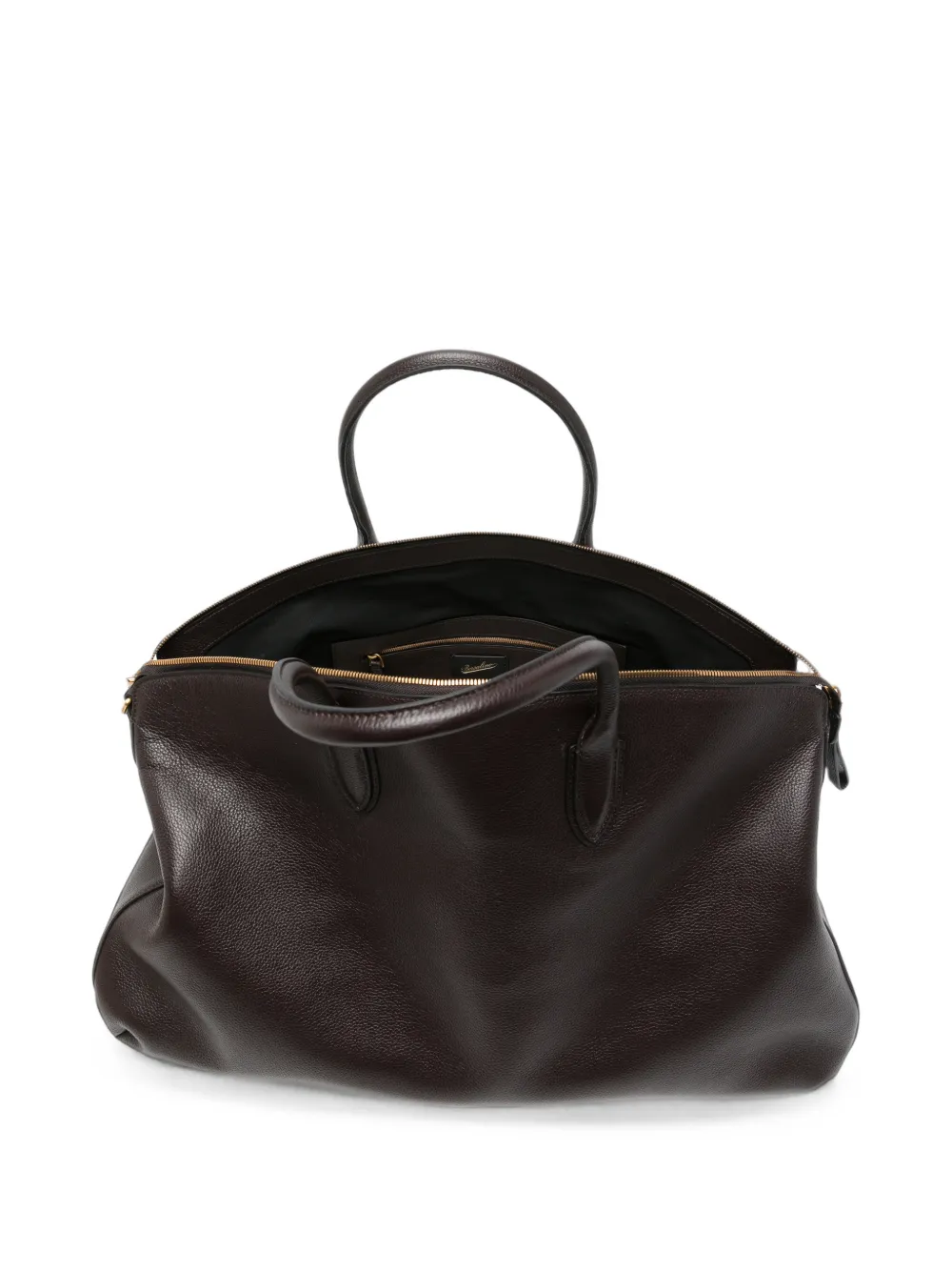 Borsalino Duffeltas met textuur Bruin