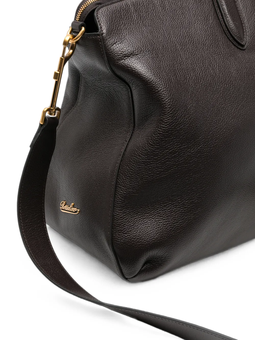 Borsalino Duffeltas met textuur Bruin