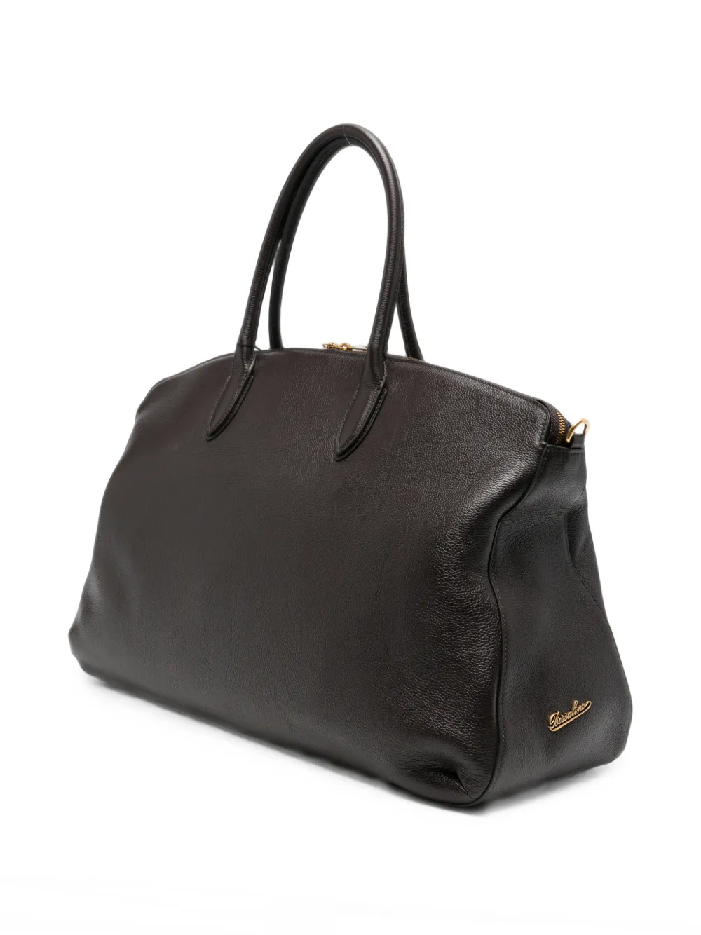 Borsalino Duffeltas met textuur Bruin