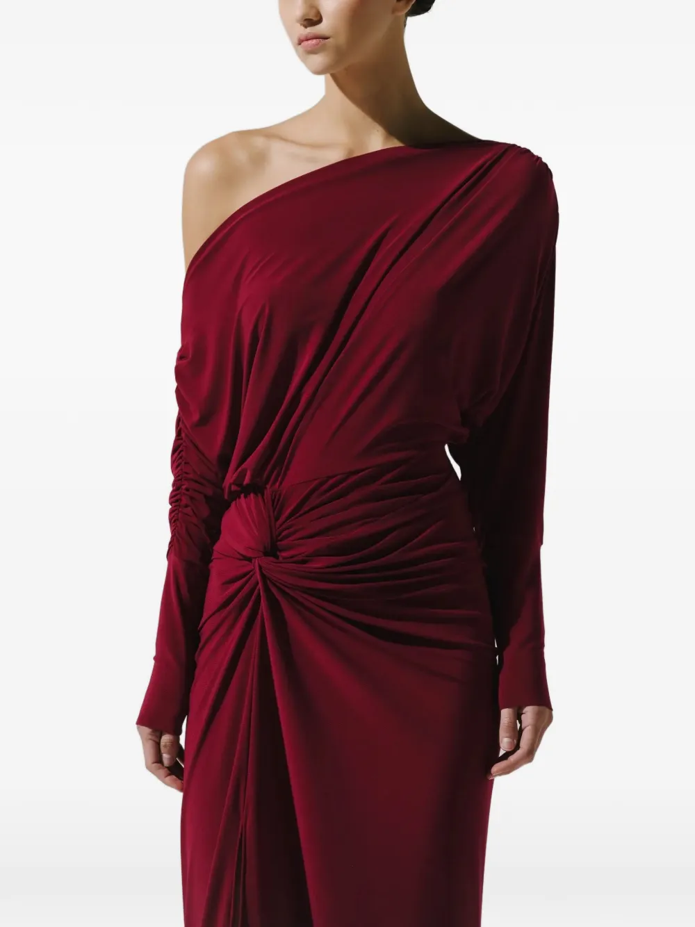 Baobab Onda knot-detail maxi dress